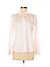 Banana Republic Pink Long Sleeve Button-Down Shirt Size 8 (petite) - photo 1
