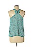 Papermoon 100% Polyester Teal Sleeveless Blouse Size S (petite) - photo 2