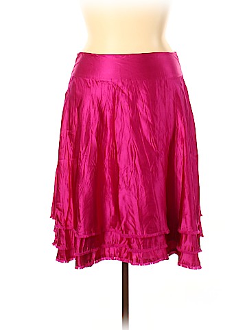 Calvin Klein Silk Skirt (view 1)