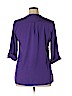 Unbranded Purple 3/4 Sleeve Blouse Size XL - photo 2