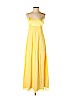 BCBGMAXAZRIA 100% Silk Yellow Cocktail Dress Size 4 (petite) - photo 1