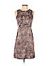 Ann Taylor LOFT 100% Polyester Brown Cocktail Dress Size 0 (petite) - photo 1
