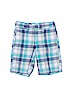 Old Navy 100% Cotton Checkered-gingham Blue Shorts Size 4 - photo 1