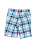 Old Navy 100% Cotton Checkered-gingham Blue Shorts Size 4 - photo 2