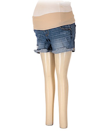 Indigo Blue Denim Shorts (view 1)