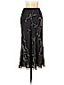 Ann Taylor 100% Polyester Black Casual Skirt Size 8 (petite) - photo 2