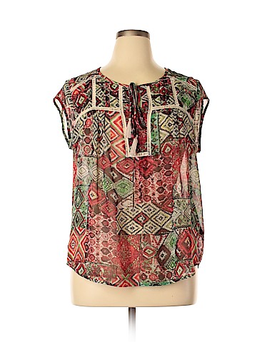 Black Rainn Short Sleeve Blouse (view 1)