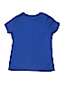 Lands' End Solid Blue Short Sleeve T-Shirt Size 14 - 16 - photo 2