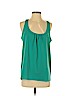 Cynthia Steffe 100% Polyester Green Sleeveless Blouse Size S - photo 1