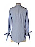 Ann Taylor Blue Long Sleeve Blouse Size XS (petite) - photo 2