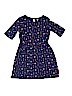 Old Navy 100% Cotton Print Blue Dress Size 10/12 - photo 1