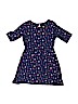 Old Navy 100% Cotton Print Blue Dress Size 10/12 - photo 2