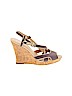 Saks Fifth Avenue Tan Wedges Size 10 - photo 1
