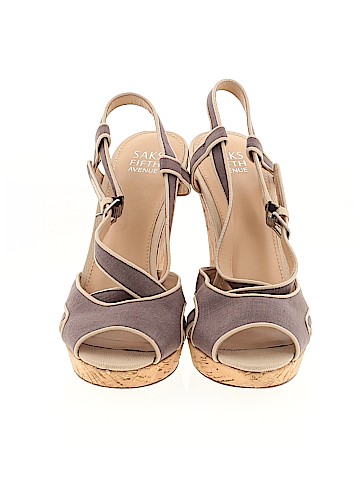 Saks Fifth Avenue Wedges (view 2)