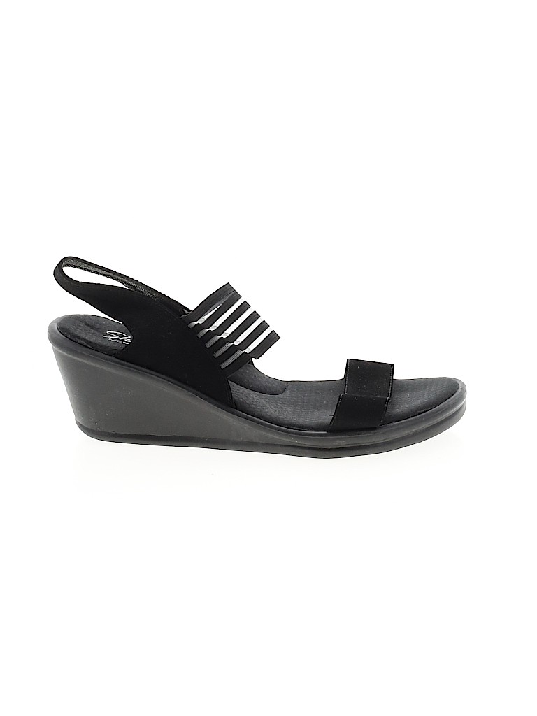 Skechers Black Wedges Size 11 - photo 1