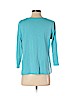 J.jill 100% Cotton Blue 3/4 Sleeve T-Shirt Size S (petite) - photo 2