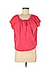 Ann Taylor LOFT 100% Cotton Pink Short Sleeve Top Size M (petite) - photo 1