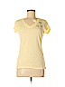 Ann Taylor Factory 100% Cotton Yellow Short Sleeve T-Shirt Size M (petite) - photo 1