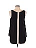 Maeve 100% Silk Black Sleeveless Silk Top Size 8 - photo 2