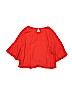 Karlie Solid Red 3/4 Sleeve Blouse Size M (youth) - photo 2