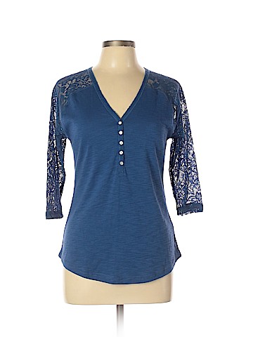 Chaps 3/4 Sleeve Top (view 1)