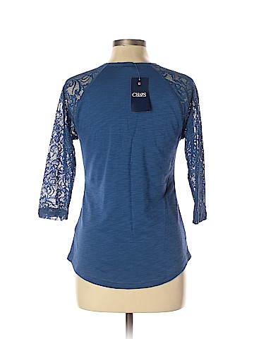 Chaps 3/4 Sleeve Top (view 2)