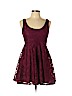 Aeropostale 100% Polyester Burgundy Casual Dress Size L - photo 1
