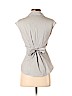 BCBGMAXAZRIA Gray Short Sleeve Blouse Size S - photo 2