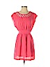 Forever 21 100% Polyester Pink Casual Dress Size S (petite) - photo 1