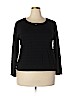Croft & Barrow Black Long Sleeve Top Size XXL - photo 1