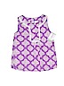 Carter's 100% Cotton Print Purple Sleeveless Blouse Size 3T - photo 1