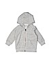 Carter's Gray Zip Up Hoodie 6-9 MO / 9 MO - photo 1