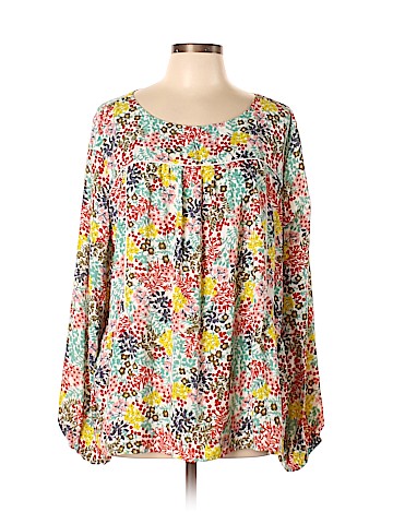 Ann Taylor LOFT Outlet Long Sleeve Blouse (view 1)