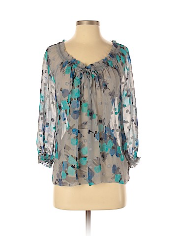 Juicy Couture 3/4 Sleeve Silk Top (view 1)