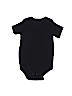 Primary Clothing 100% Cotton Solid Black Short Sleeve Onesie Size 9-12 mo - photo 1