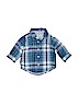 Baby Gap 100% Cotton Blue Long Sleeve Button-Down Shirt Size 6-12 mo - photo 1