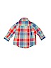 Baby Gap 100% Cotton Plaid Blue Long Sleeve Button-Down Shirt Size 6-12 mo - photo 2