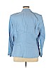 Lafayette 148 New York 100% Linen Blue Blazer Size 16 - photo 2