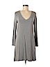 Lou & Grey Gray Casual Dress Size M - photo 1