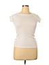 Lauren by Ralph Lauren 100% Cotton White Short Sleeve Top Size L (petite) - photo 1