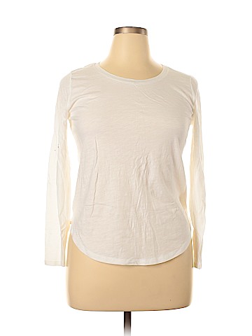 Ann Taylor LOFT Outlet Long Sleeve T-Shirt (view 1)