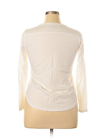 Ann Taylor LOFT Outlet Long Sleeve T-Shirt (view 2)