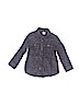 Gymboree 100% Polyester Gray Long Sleeve Button-Down Shirt Size 3T - photo 1