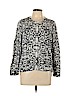 Croft & Barrow 100% Cotton Black Cardigan Size L (petite) - photo 1