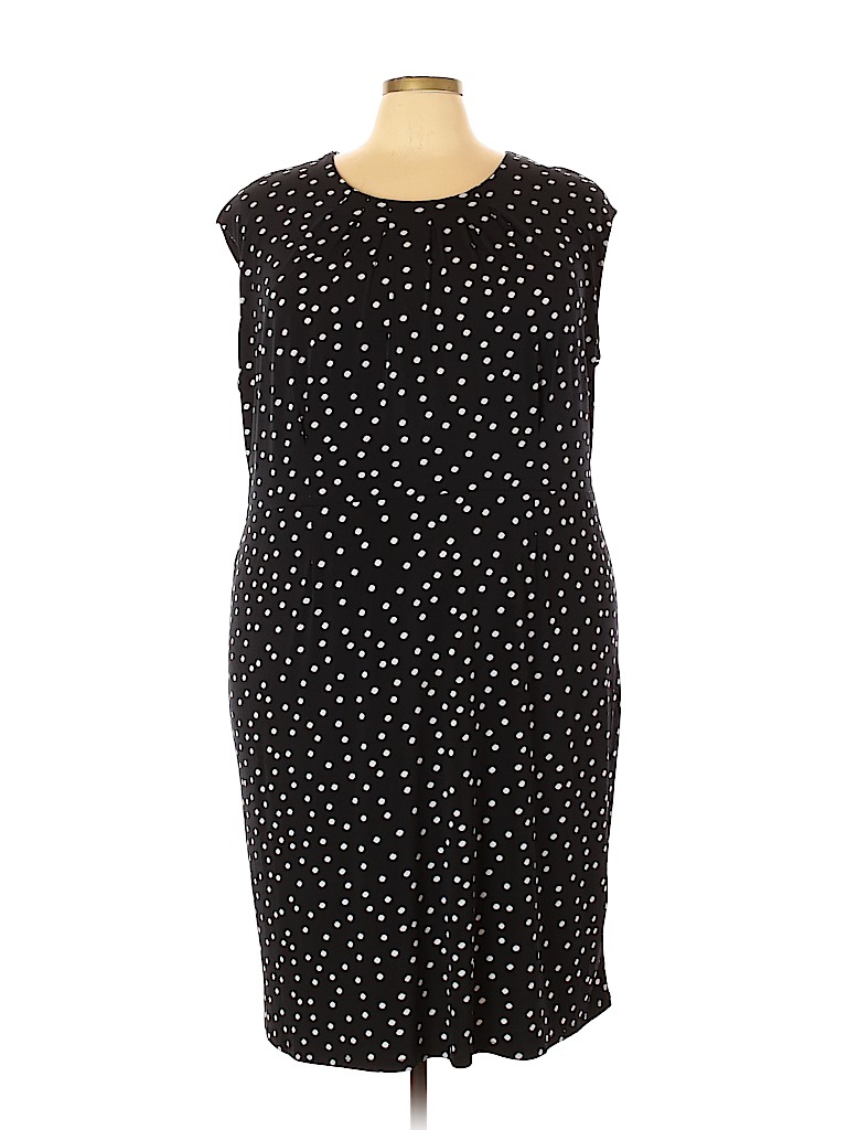 Charter Club Black Casual Dress Size 24 - photo 1