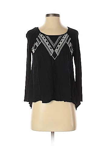 American Eagle Outfitters Long Sleeve Blouse (view 1)