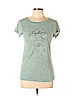 BCBGMAXAZRIA Green Short Sleeve T-Shirt Size L - photo 1
