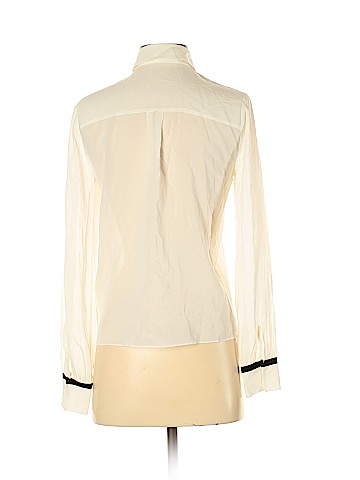Alice + Olivia Long Sleeve Silk Top (view 2)