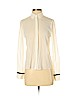 Alice + Olivia White Long Sleeve Silk Top Size XS - photo 1