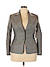 Dennis Merotto Tan Wool Blazer Size 14 - photo 1
